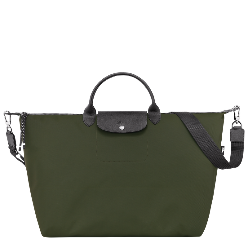 Le Pliage Energy L Travel bag , Khaki - Recycled canvas  - View 1 of  6