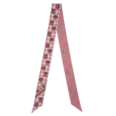 The Bucolic Escapade Headband , Blush - Silk