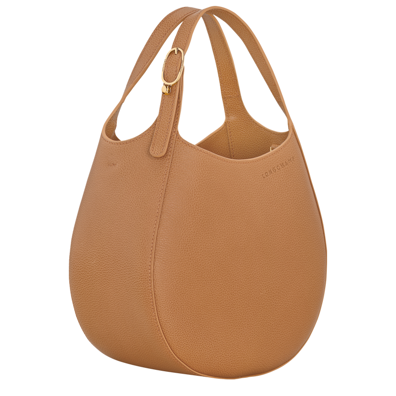 Le Foulonn&eacute; S Handbag , Pecan - Leather  - View 2 of  6