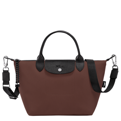 Le Pliage Energy S Handbag , Cocoa - Recycled canvas