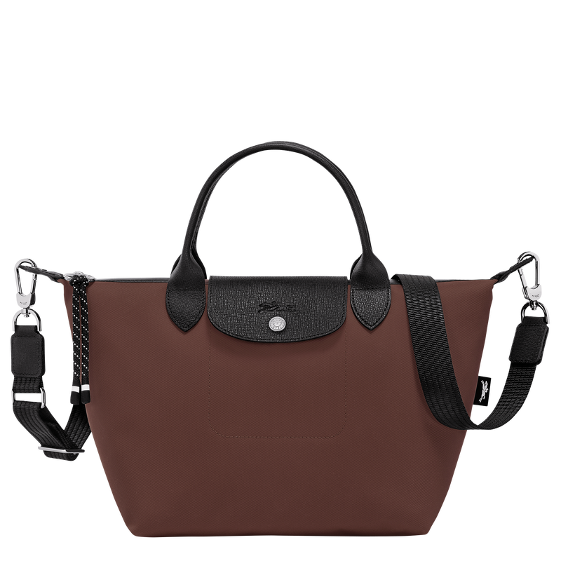 Le Pliage Energy S Handbag , Cocoa - Recycled canvas  - View 1 of  4