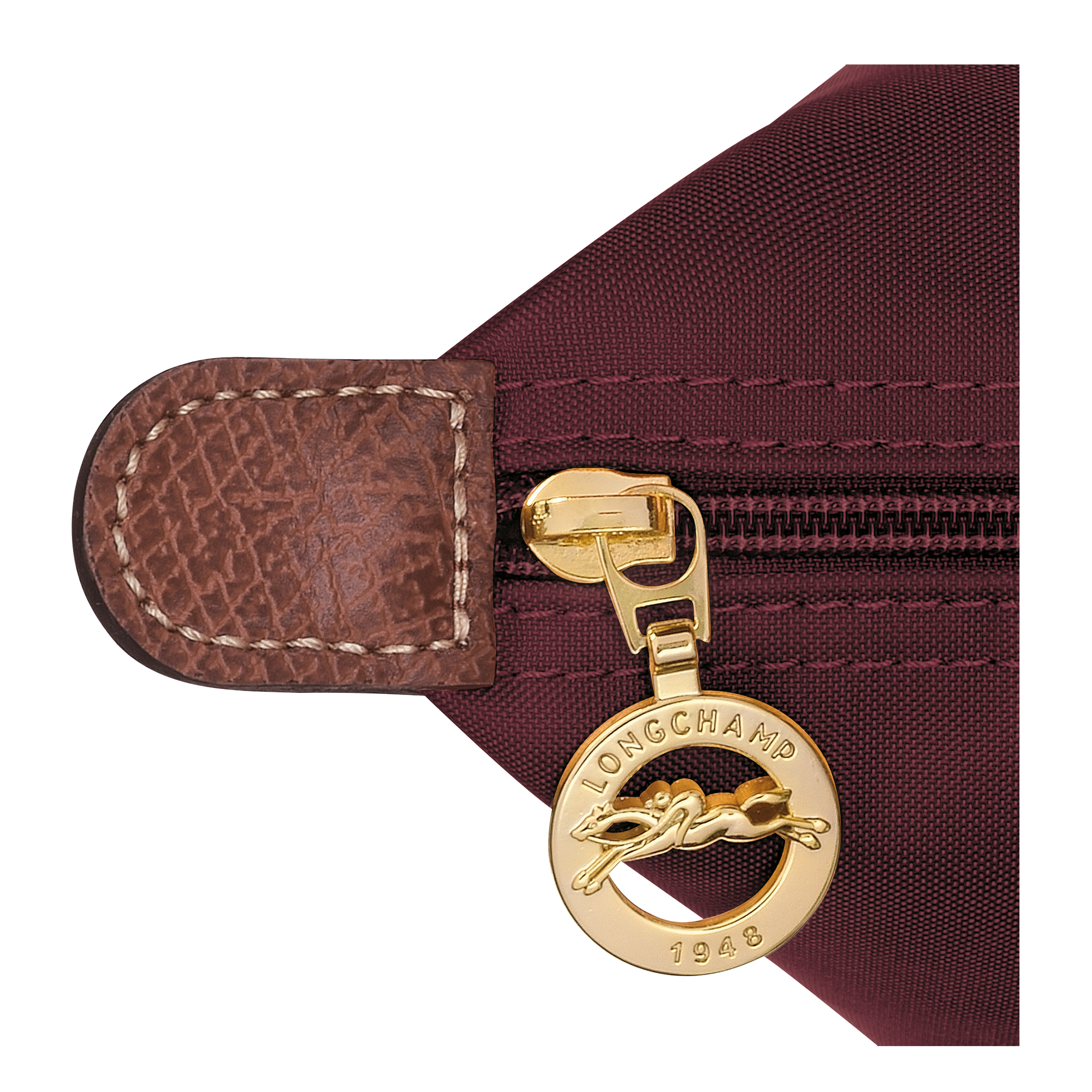 Handbag S, Burgundy - View 6 of
7 - zoom in Le Pliage Original Handbag S, Burgundy