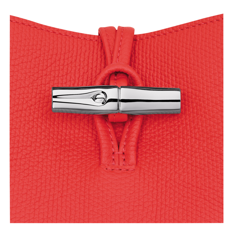 Le Roseau XS Bucket bag , Vermilion - Leather  - View 5 of  5