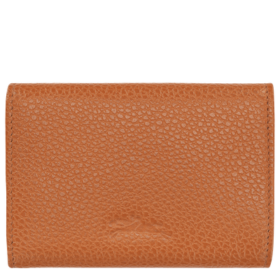 Le Foulonn&eacute; Compact wallet , Amber - Leather
