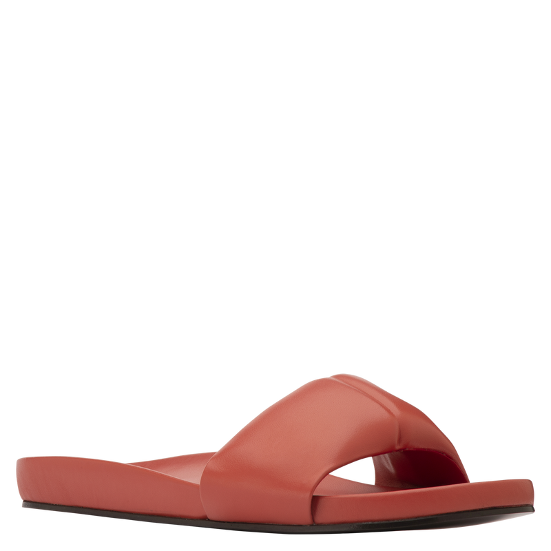 Roseau Mules , Coral - Leather  - View 2 of  4