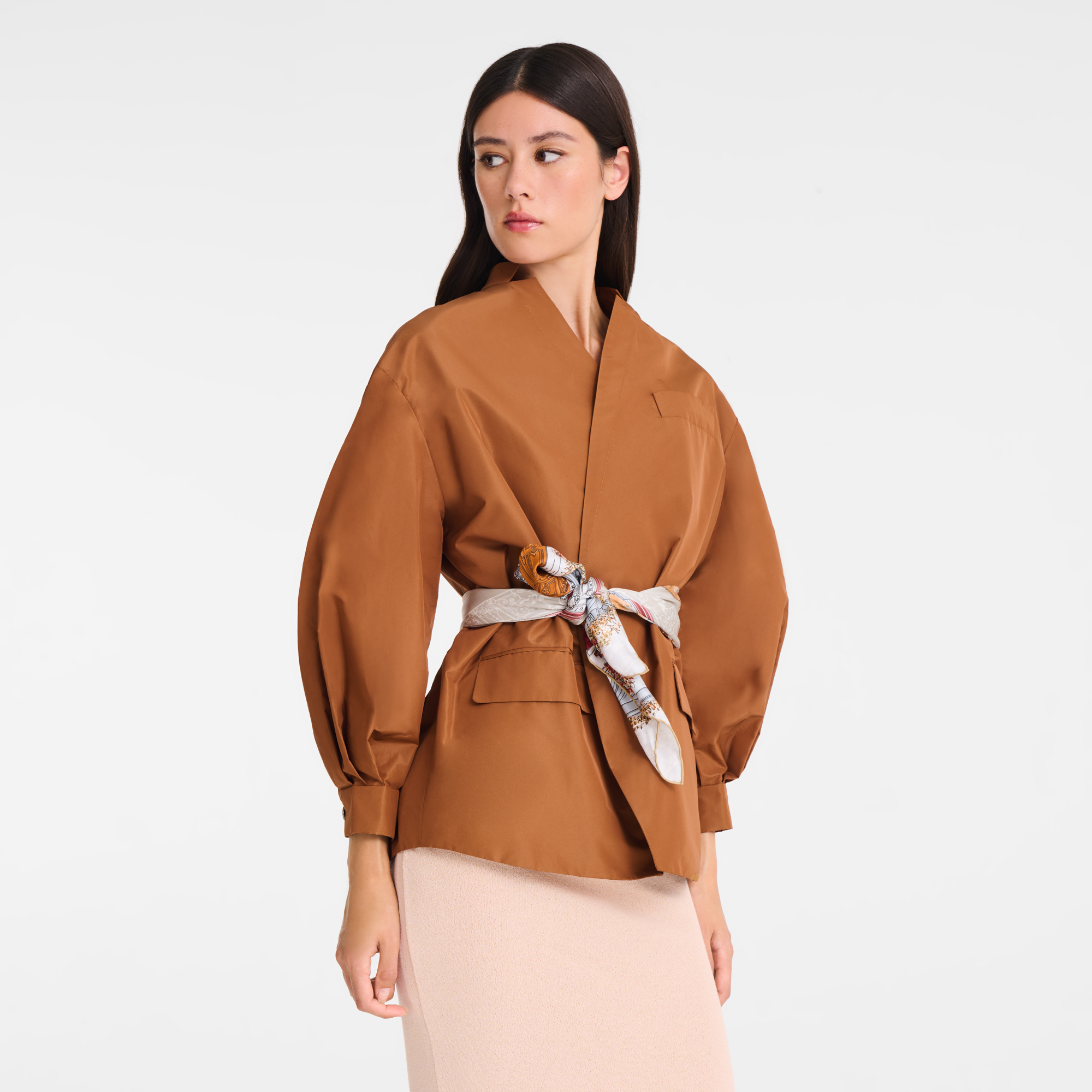 null Kimono jacket, Cognac
