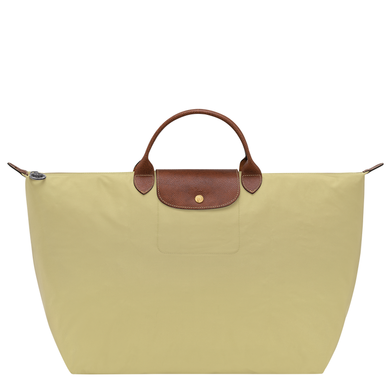Le Pliage Original L Travel bag , Pistachio - Recycled canvas  - View 1 of  7