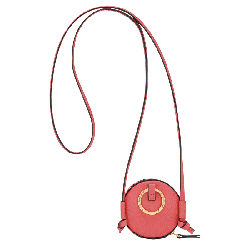 &Eacute;pure Coin purse with cord , Shrimp - Leather  - View 3 of  3