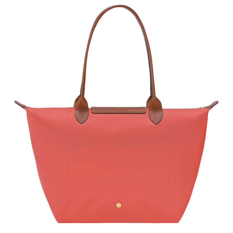 Le Pliage Original L Tote bag , Strawberry - Recycled canvas  - View 3 of  6