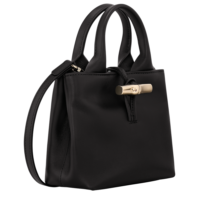 Le Roseau XS Handbag , Black - Leather  - View 3 of  7