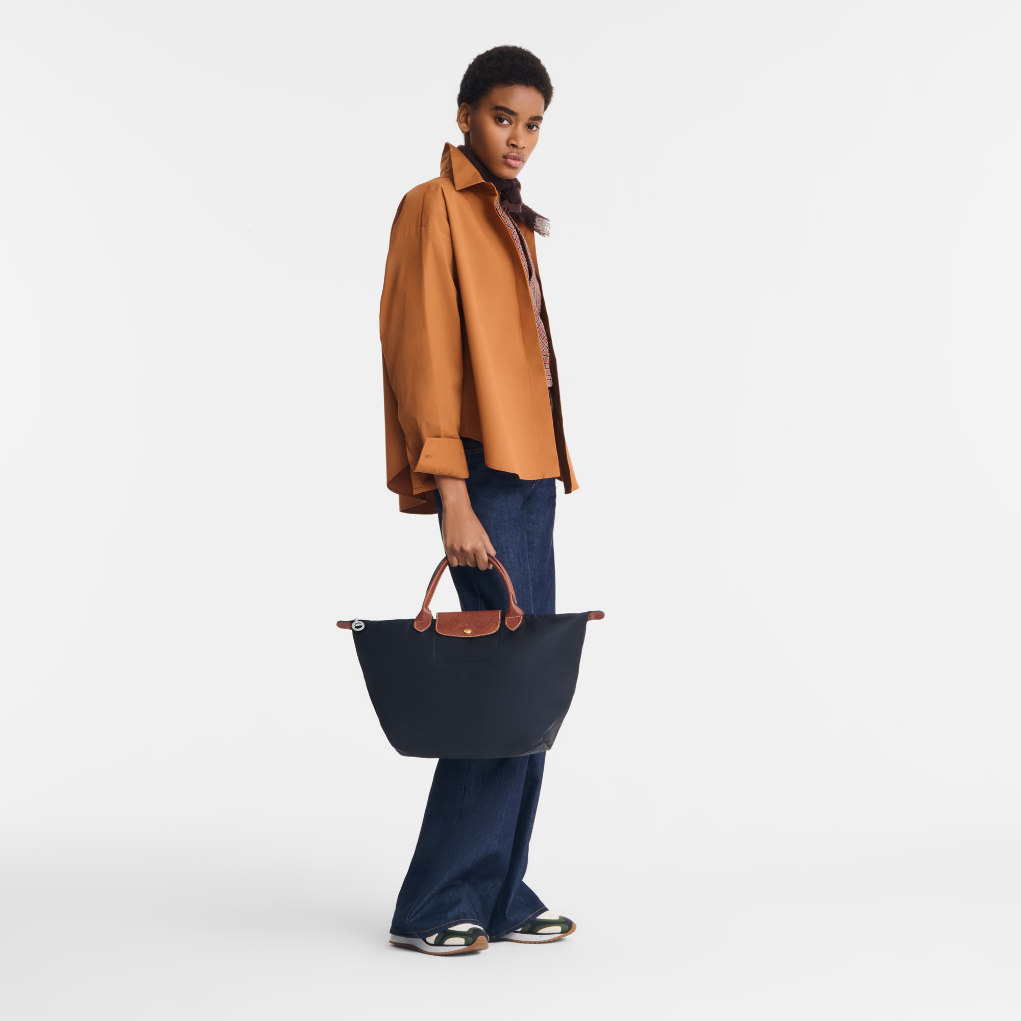 Le Pliage Original Handbag M, Rose gold