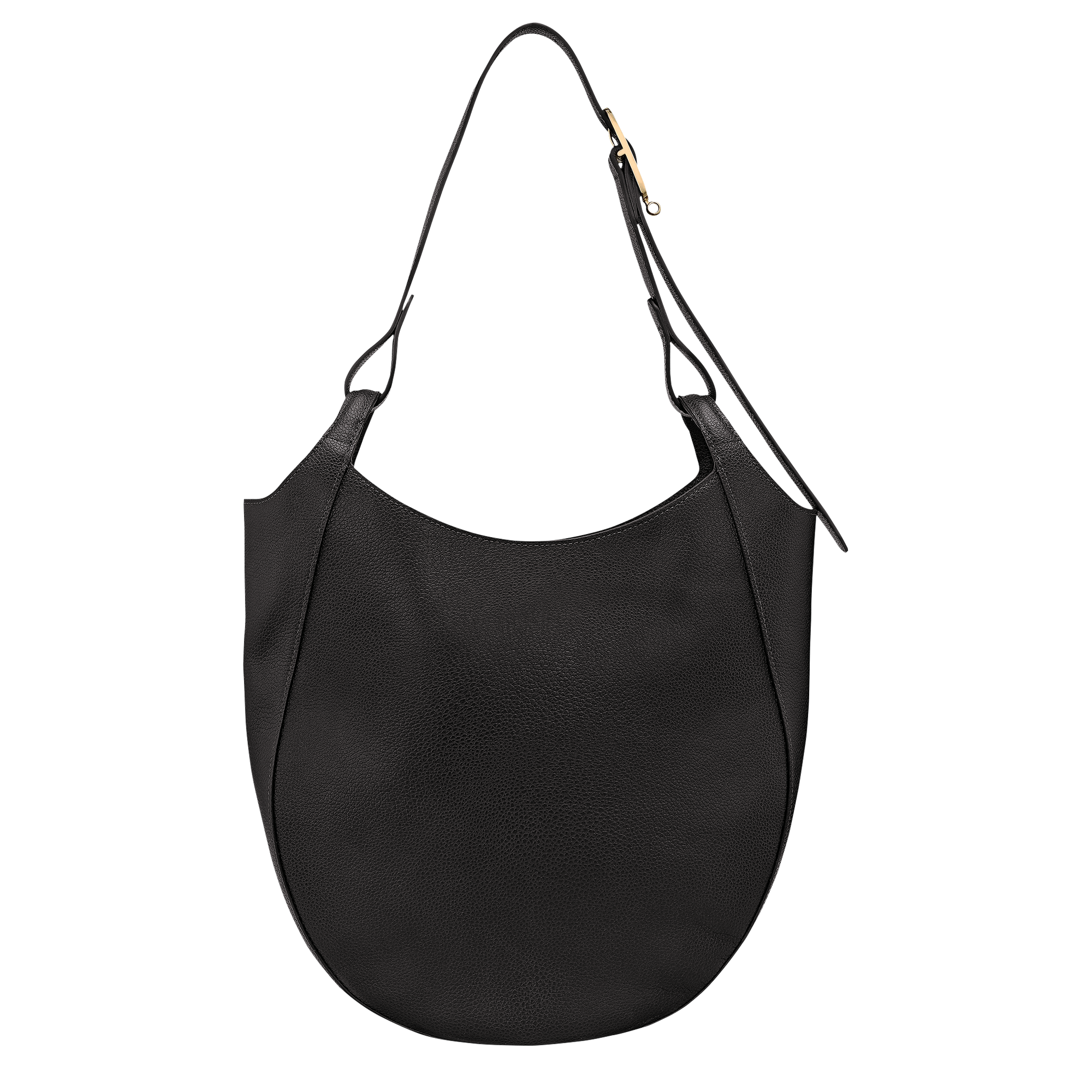 Le Foulonn&eacute; Hobo bag L, Black