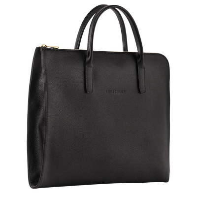 Le Foulonn&eacute; Briefcase S, Black
