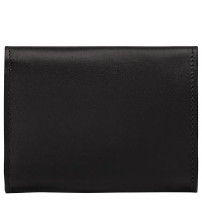 &Eacute;pure Compact wallet , Black - Leather