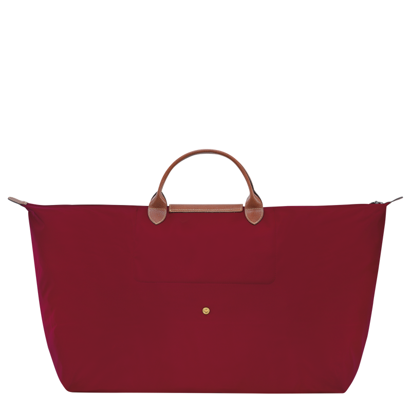 Le Pliage Original M Travel bag , Red - Recycled canvas  - View 4 of  5