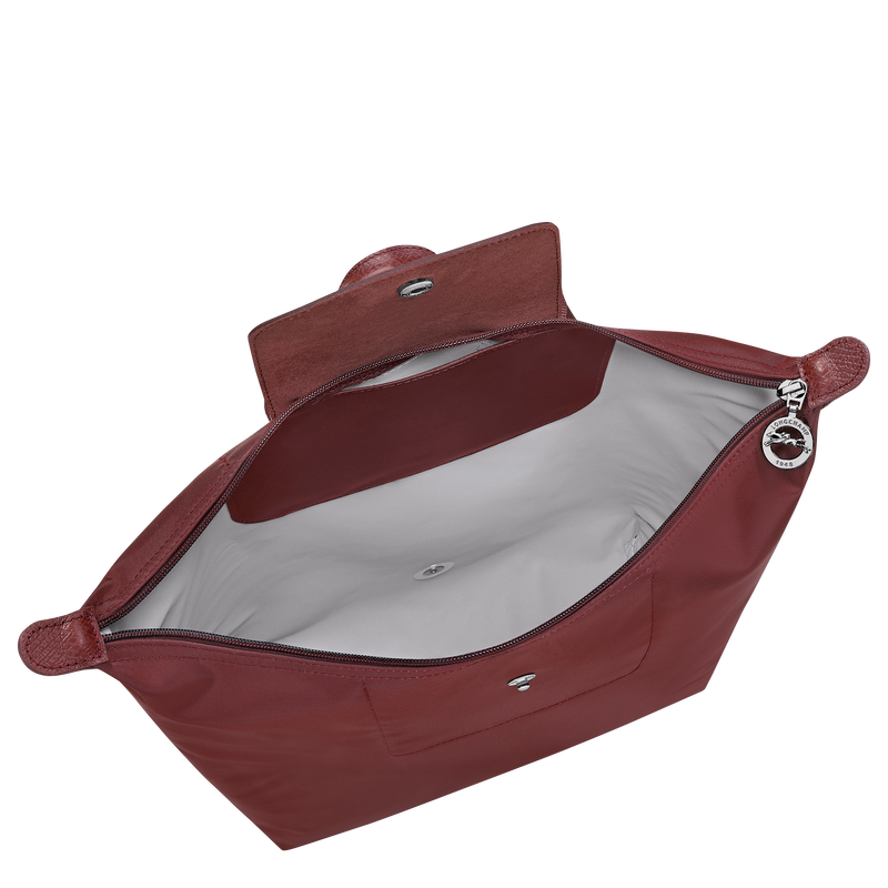 Le Pliage One M Backpack , Burgundy - Canvas  - View 4 of  6