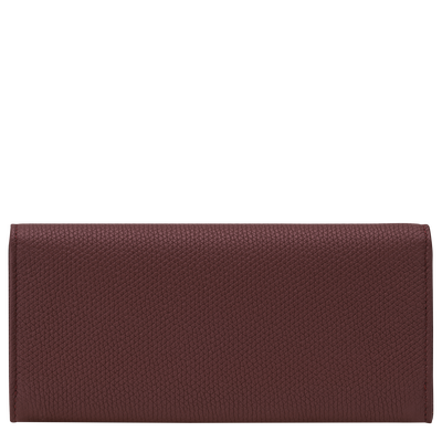 Le Roseau Long continental wallet, Burgundy
