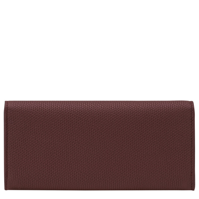 Le Roseau Long continental wallet , Burgundy - Leather  - View 2 of  3