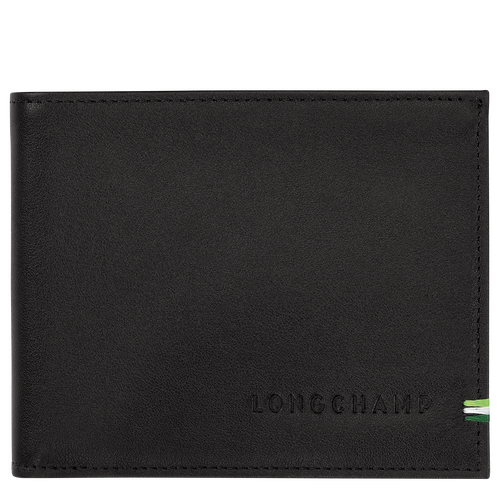 Longchamp sur Seine Wallet , Black - Leather - View 1 of  3