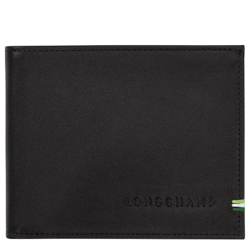 Longchamp sur Seine Wallet , Black - Leather  - View 1 of  3