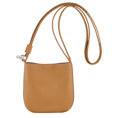 Le Roseau S Crossbody bag , Walnut - Leather