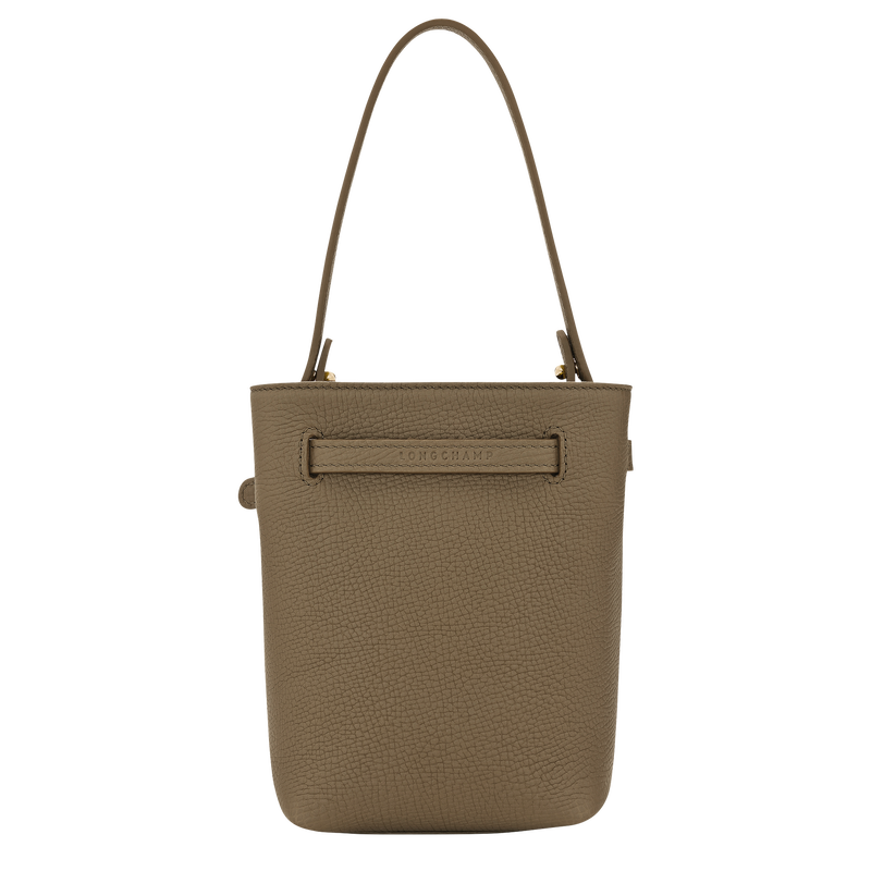 Le Smart XS Bucket bag , Olive - Leather  - View 3 of  5