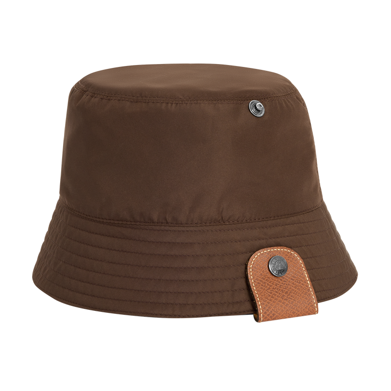 Reversible bucket hat , Mocha/Navy - Techno taffeta  - View 1 of  2