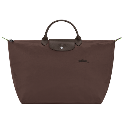 Le Pliage Green L Travel bag , Mocha - Recycled canvas