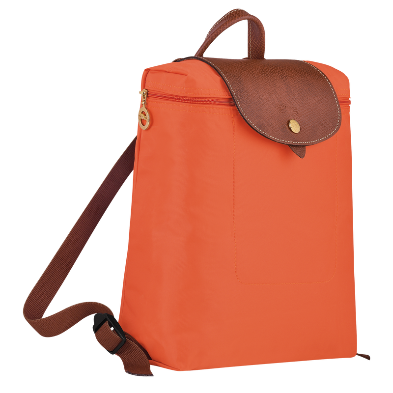 Le Pliage Original M Backpack , Orange - Recycled canvas  - View 3 of  7