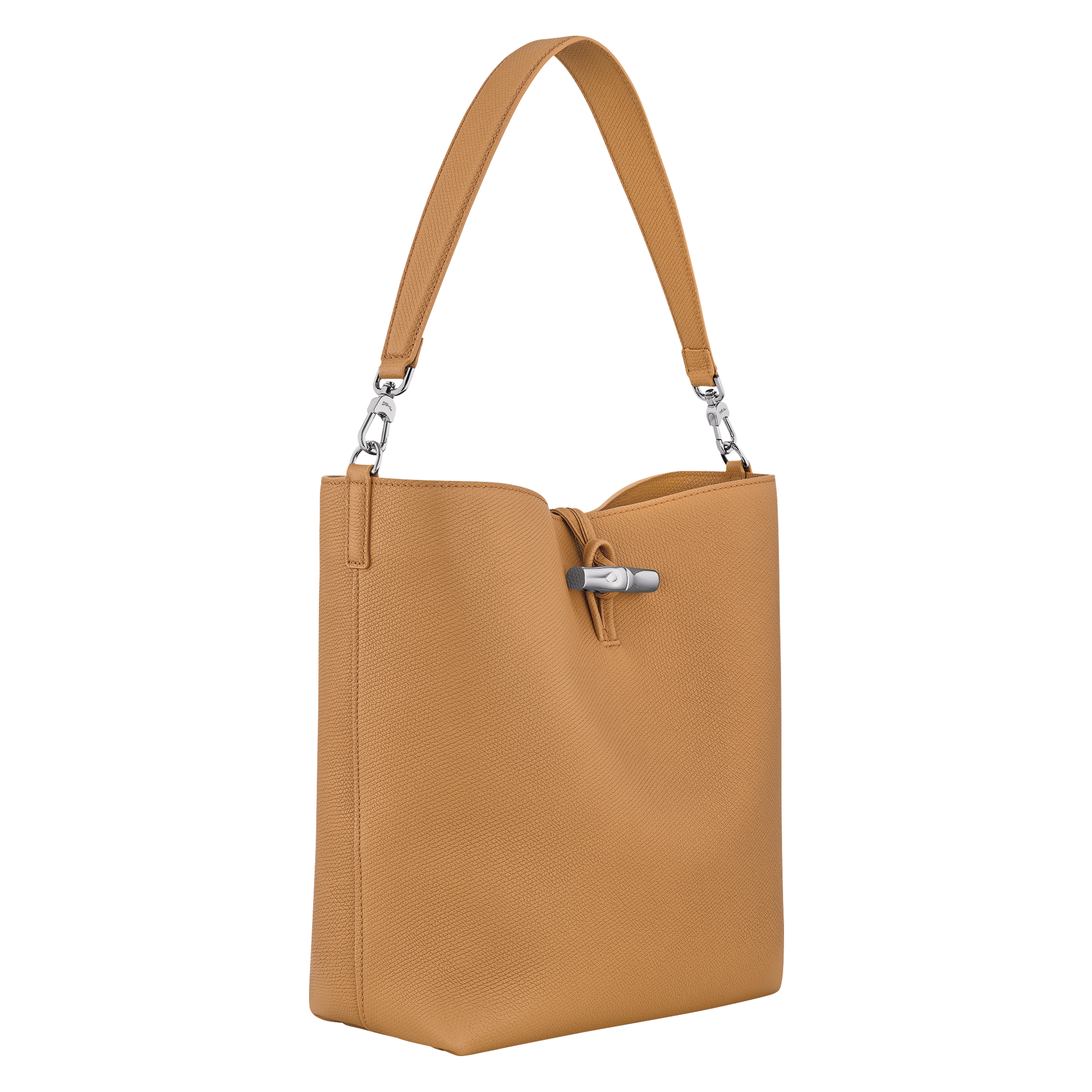 Hobo bag M, Walnut - View 3 of
6 - zoom in Le Roseau Hobo bag M, Walnut