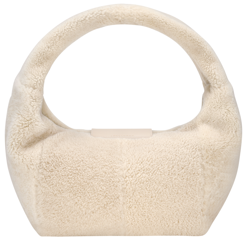 Le Pliage Xtra L Hobo bag , Ecru - Leather  - View 4 of  4