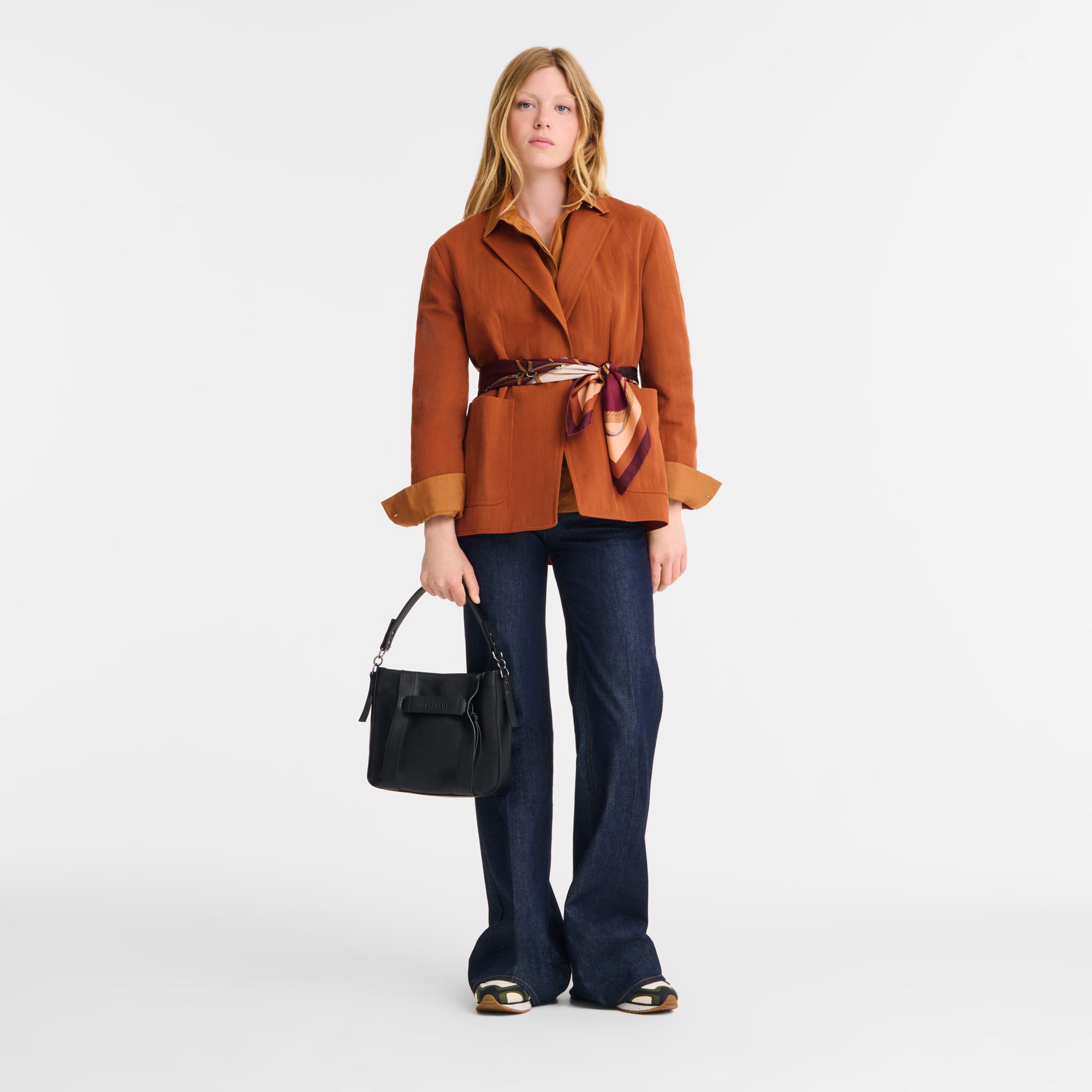 Crossbody bag S, Black - View 2 of 
        6 - zoom in Longchamp 3D Crossbody bag S, Black