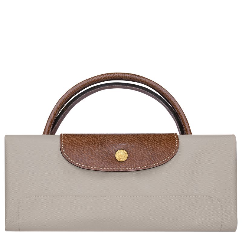 Le Pliage Original L Travel bag , Pebble - Recycled canvas  - View 7 of  7