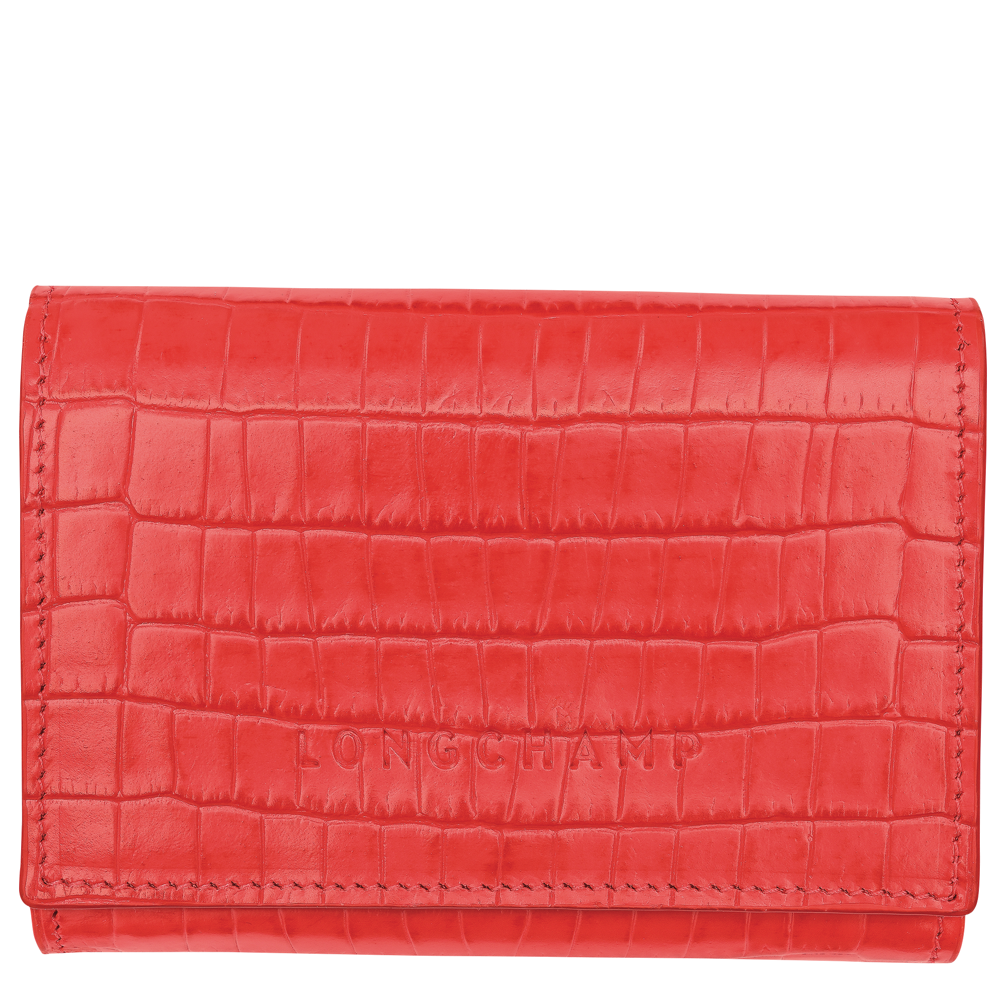 Longchamp Pocket Compact wallet, Vermilion