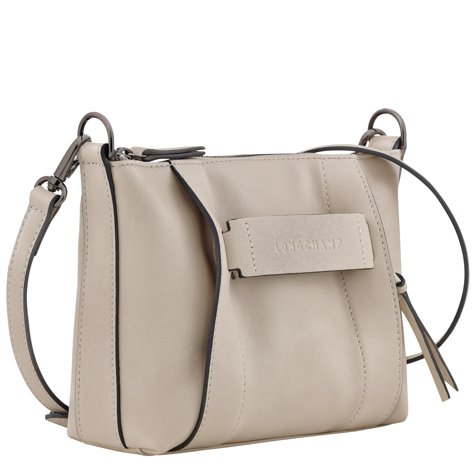 Crossbody bag S, Clay - View 3 of
4 - zoom in Longchamp 3D Crossbody bag S, Clay
