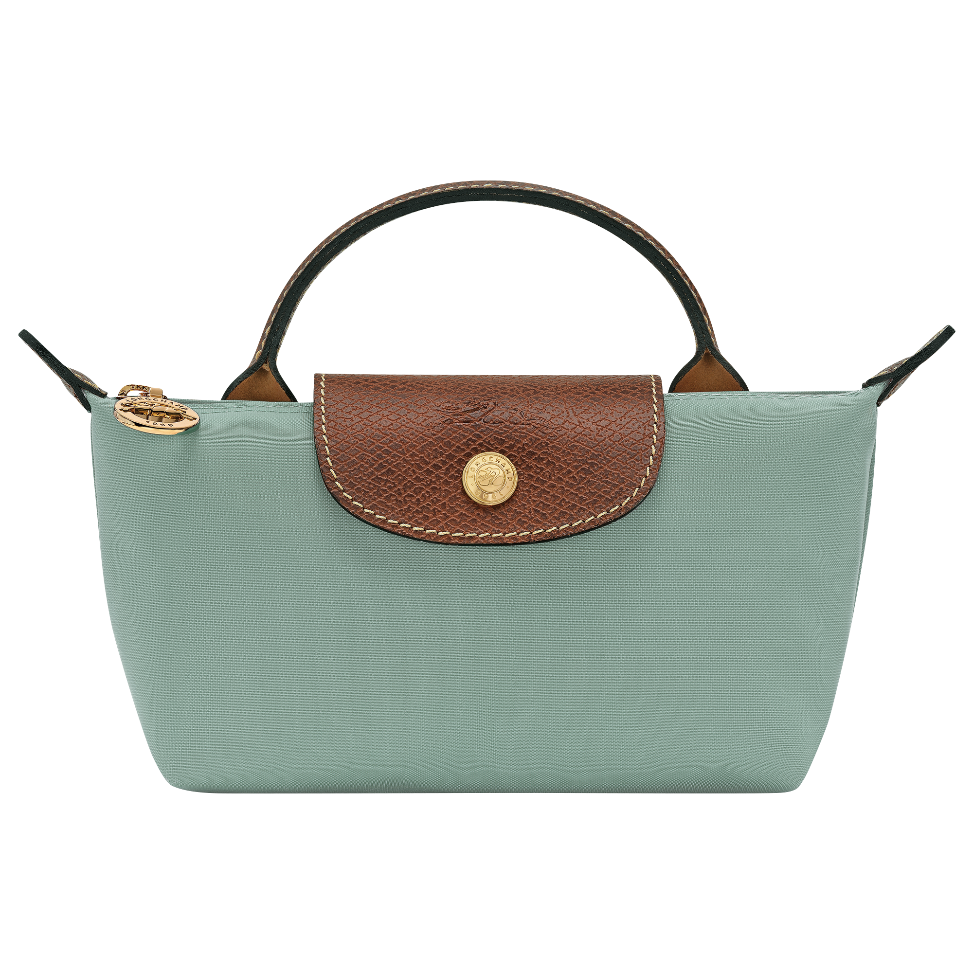 Pouch with handle, Celadon - View 1 of
6 - zoom in Le Pliage Original Pouch with handle, Celadon