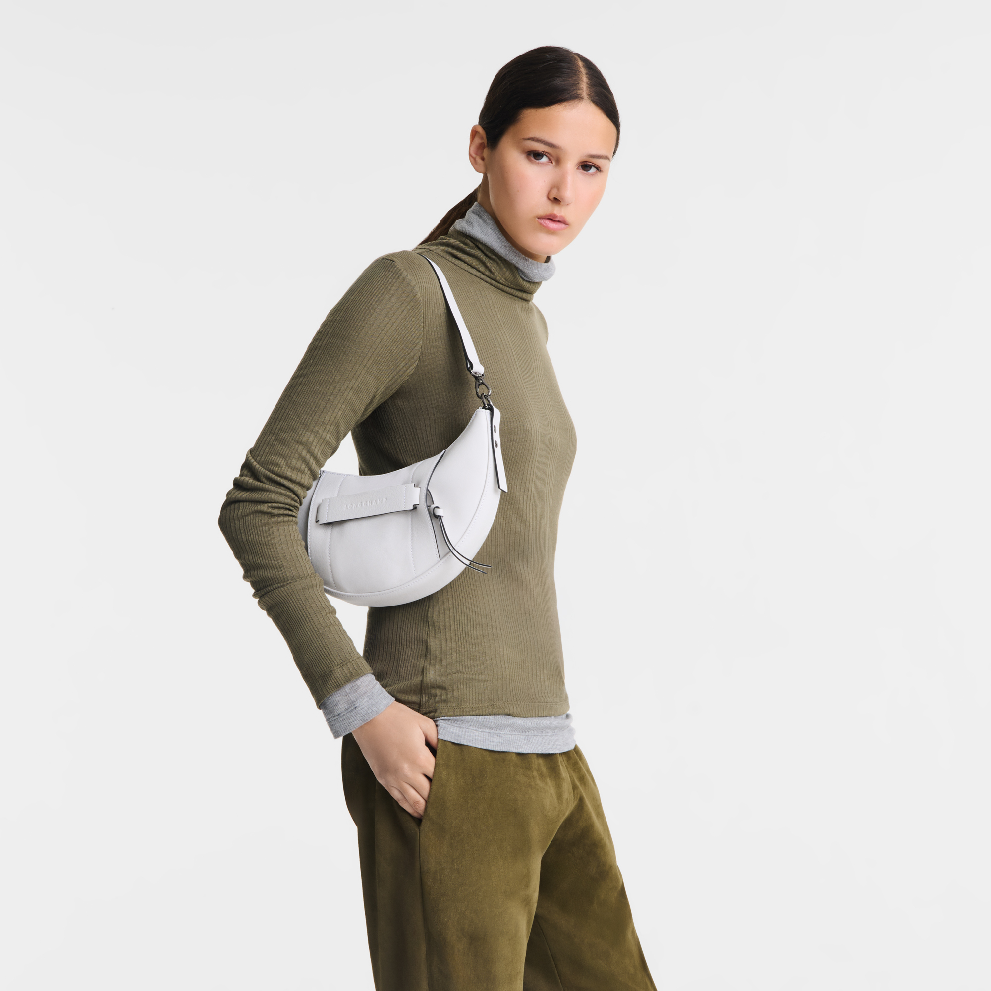 Crossbody bag S, White - View 1 of
1 - zoom in Longchamp 3D Crossbody bag S, White
