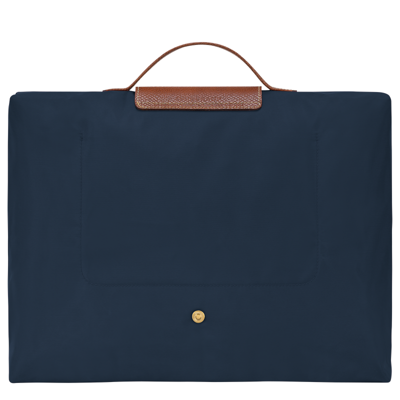 Le Pliage Original S Briefcase , Navy - Recycled canvas  - View 4 of  6