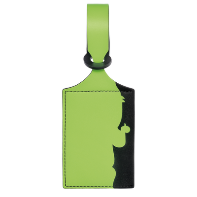 LGP Travel Luggage tag , Green Light - Leather