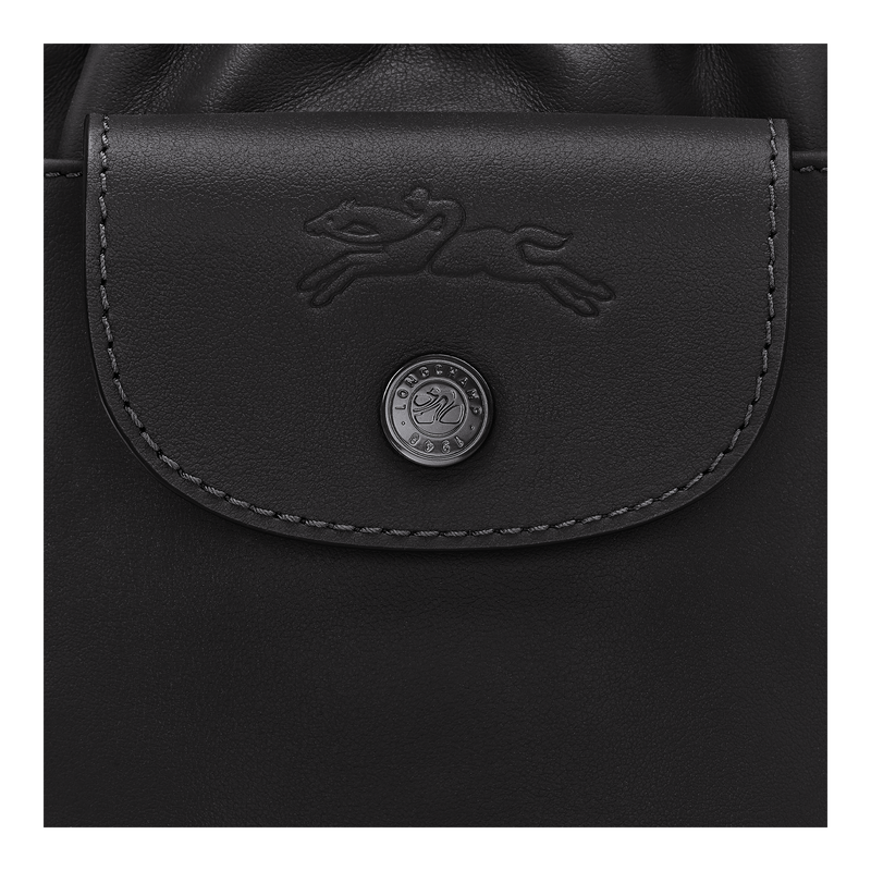 Le Pliage Xtra XS Bucket bag , Black - Leather  - View 6 of  6