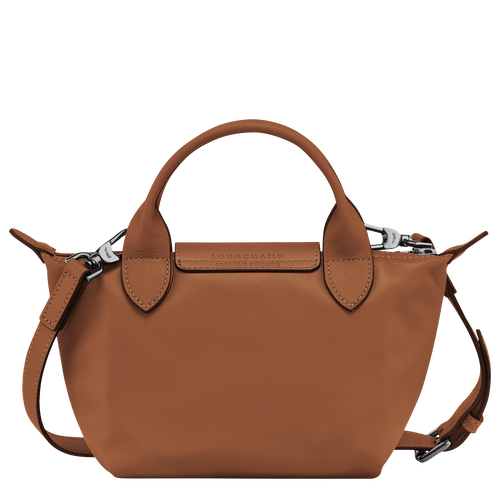 Le Pliage Xtra XS Handbag , Cognac - Leather - View 4 of  5