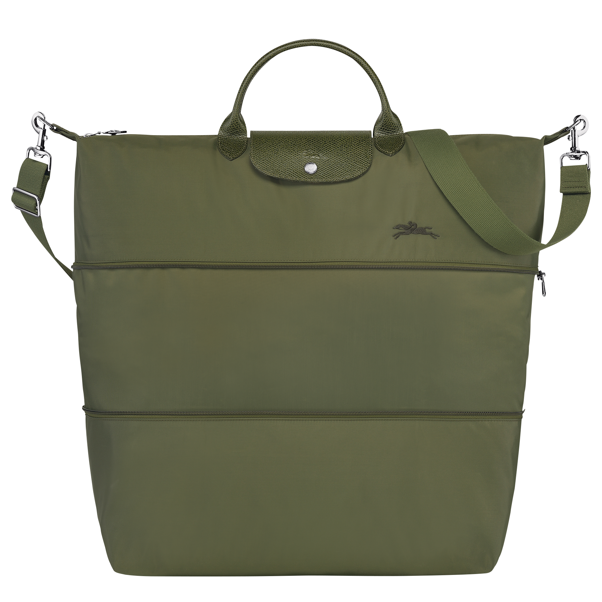 Le Pliage Green Travel bag expandable, Forest