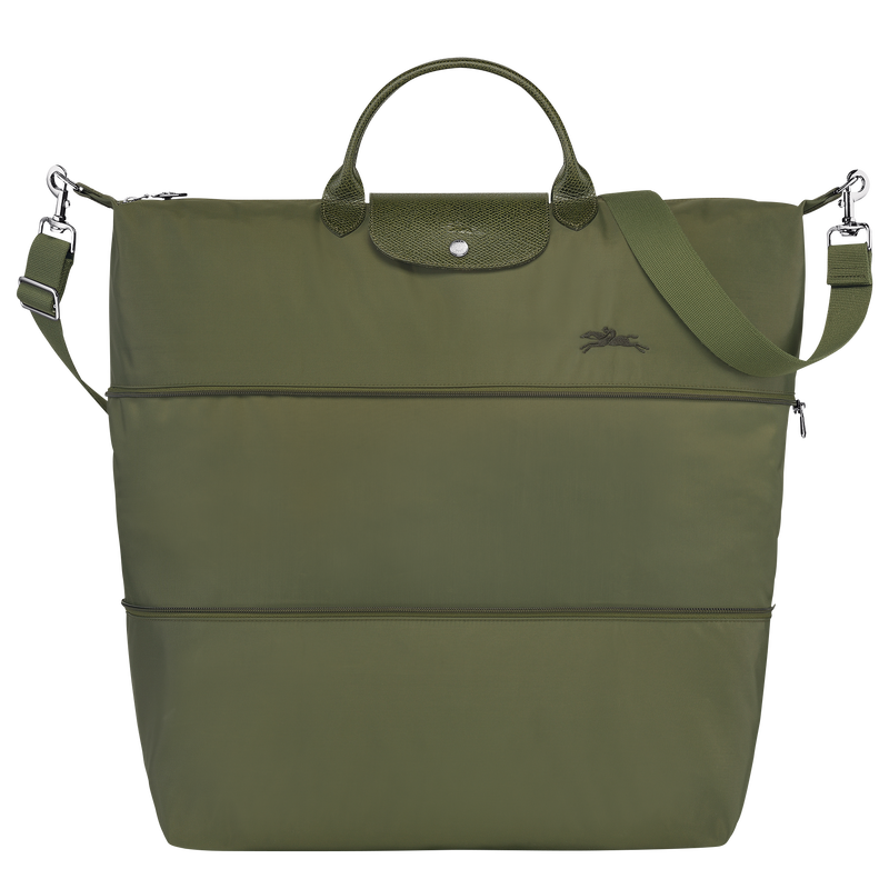 Le Pliage Green Travel bag expandable , Forest - Recycled canvas  - View 1 of  7 Le Pliage Green Travel bag expandable , Forest - Recycled canvas  - View 1 of  7