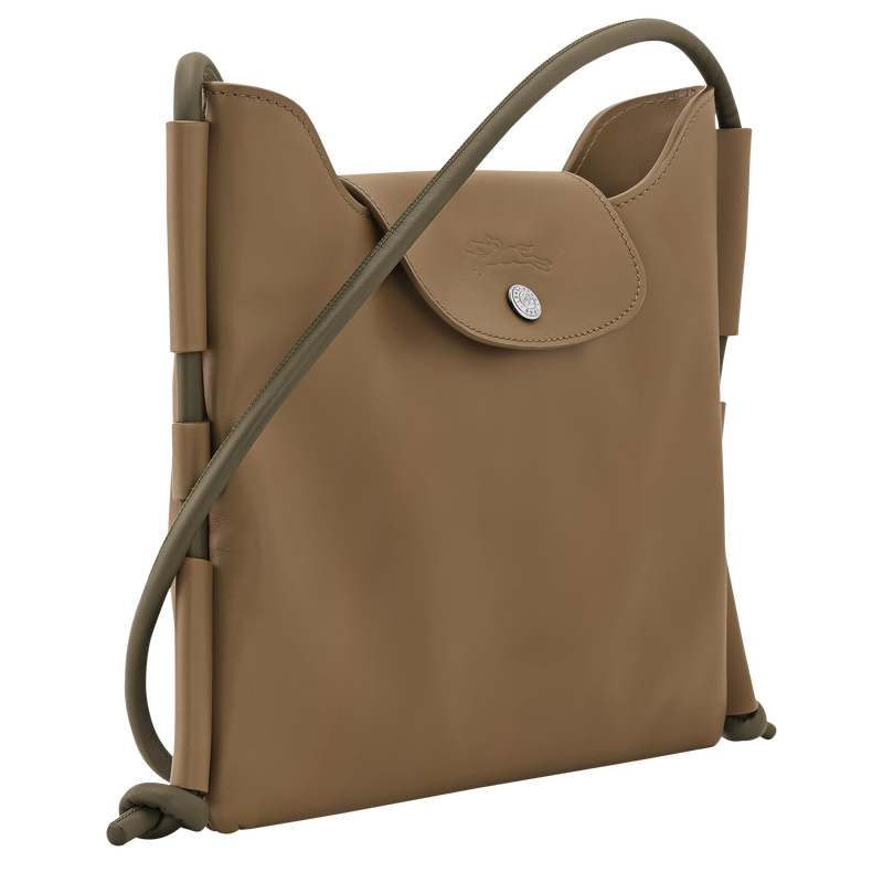 Le Pliage Xtra S Crossbody bag , Olive - Leather  - View 3 of  5