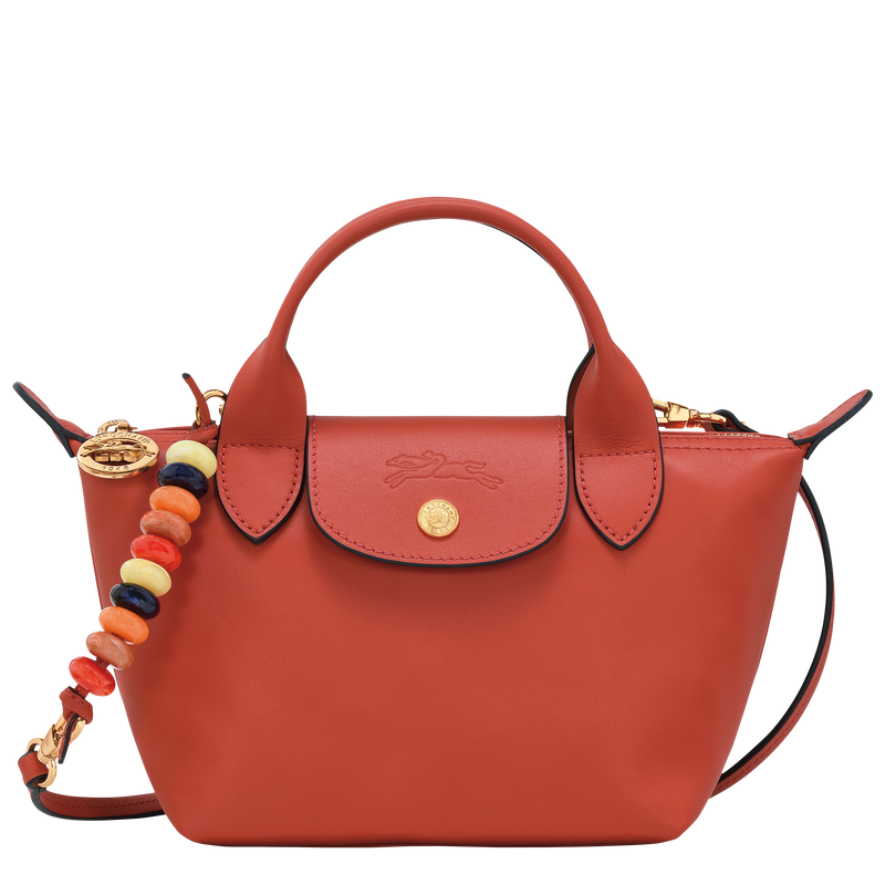 Le Pliage Xtra XS Handbag , Sienna - Leather  - View 1 of  7