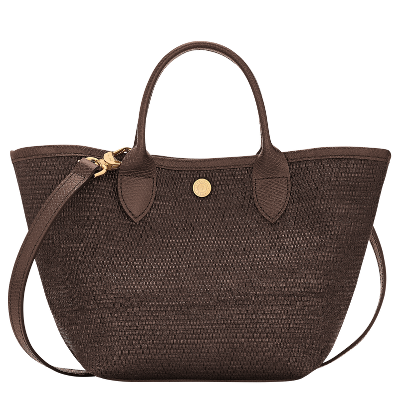 Le Pliage Collection XS Basket bag , Mocha - Canvas  - View 4 of  7