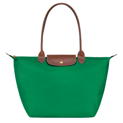 Le Pliage Original L Tote bag , Green - Recycled canvas