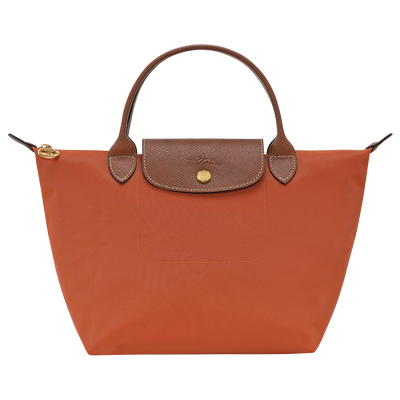 Le Pliage Original S Handbag , Brick - Recycled canvas