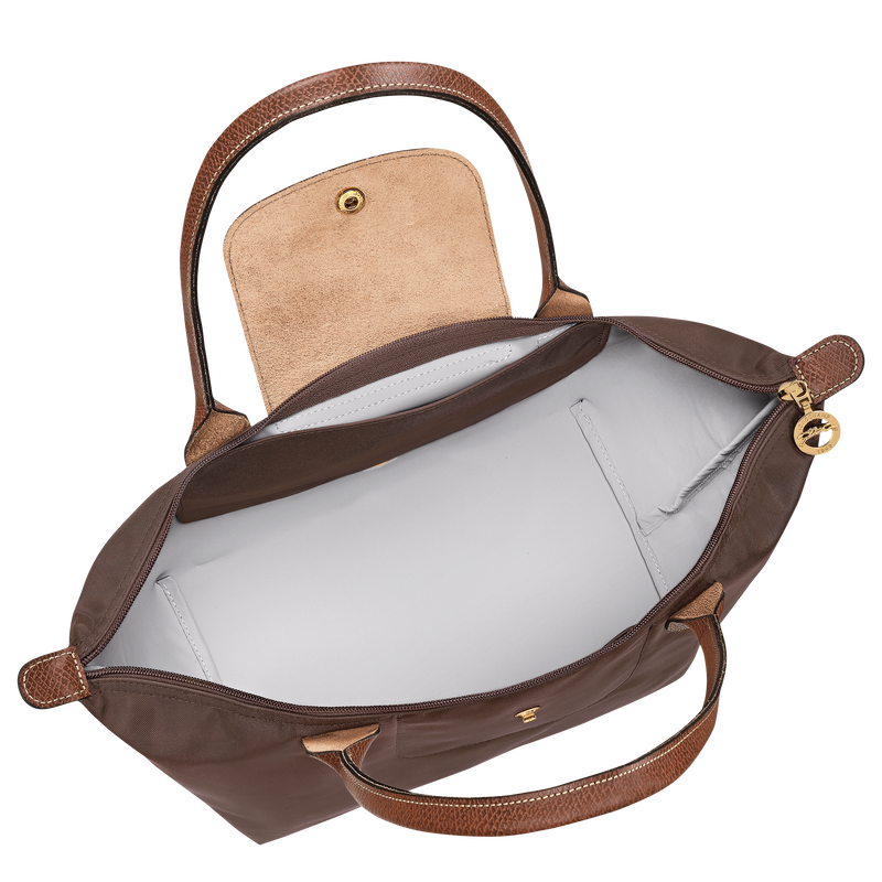 Le Pliage Original M Tote bag , Mocha - Recycled canvas  - View 4 of  6