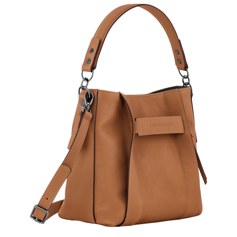 Longchamp 3D S Crossbody bag , Natural - Leather  - View 3 of  6